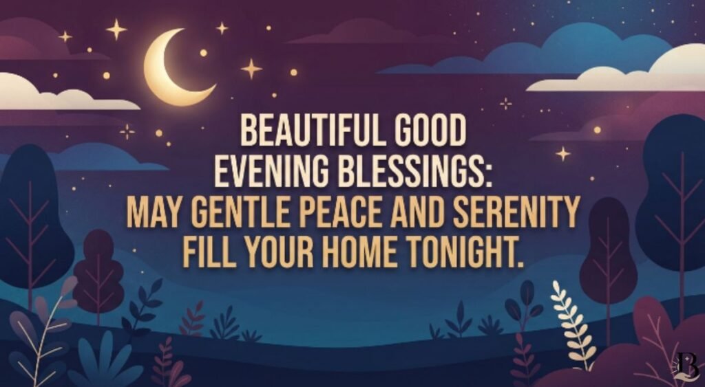 Beautiful Good Evening Blessings