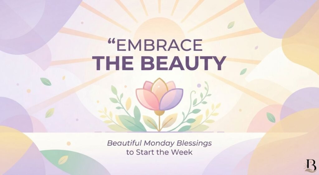 Beautiful Monday Blessings to Start the Week