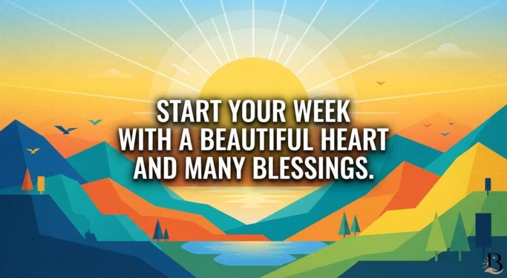 Beautiful Monday Morning Blessings to Start the Week
