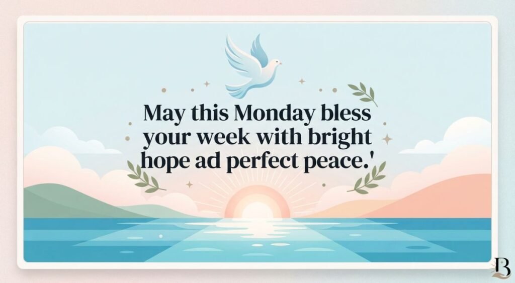 Beautiful Monday Prayer Images for Hope and Peace