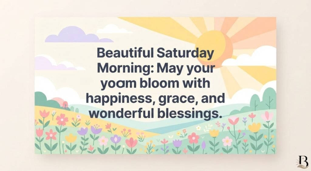 Beautiful Saturday Morning Blessings Images
