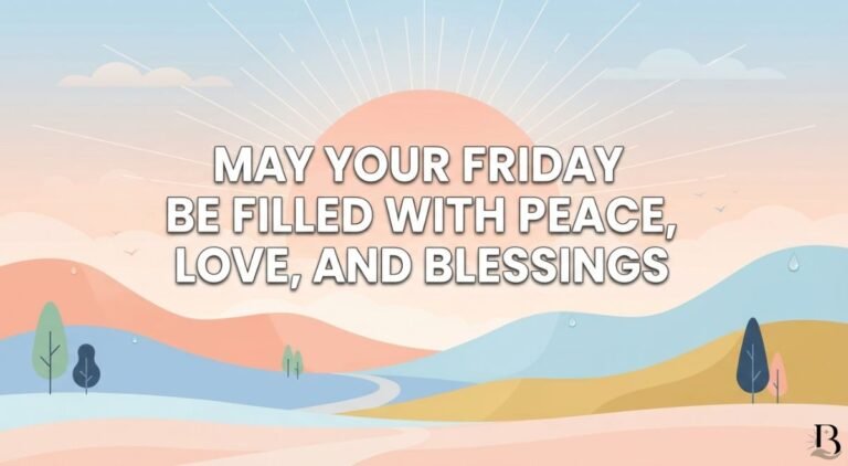 Friday Morning Blessings and Prayers