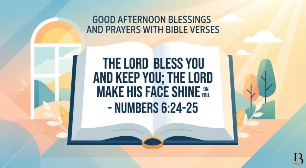 Good Afternoon Blessings and Prayers with Bible Verses