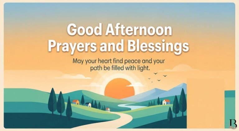 Good Afternoon Prayers and Blessings