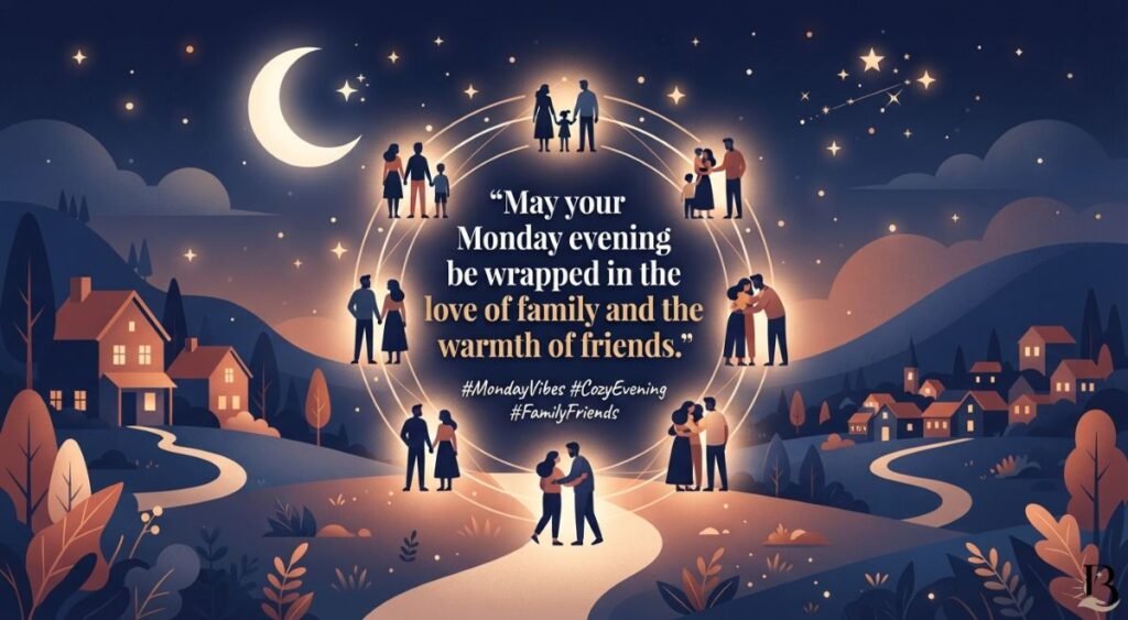 Good Evening Monday Wishes for Family, Friends & Loved Ones