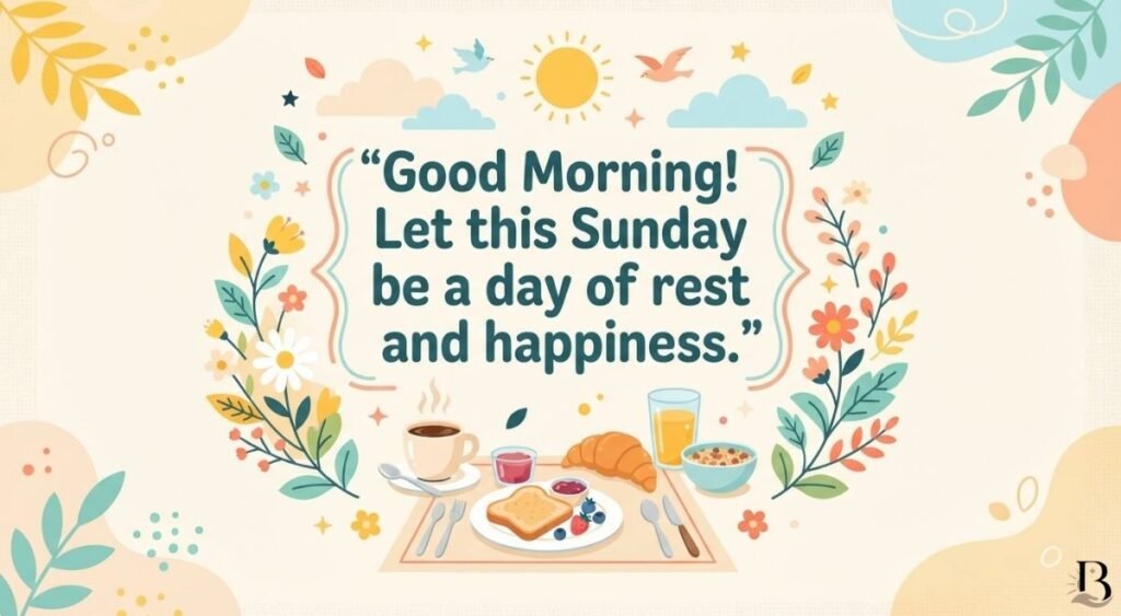 Good Morning Cute Happy Sunday Wishes