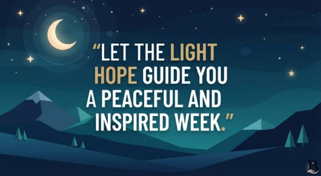 Hopeful and Inspirational Monday Evening Quotes