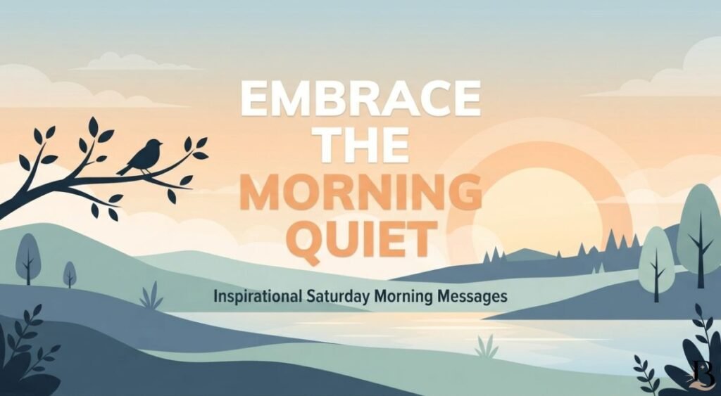 Inspirational Saturday Morning Messages