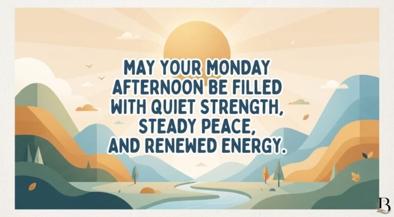 Monday Afternoon Blessings
