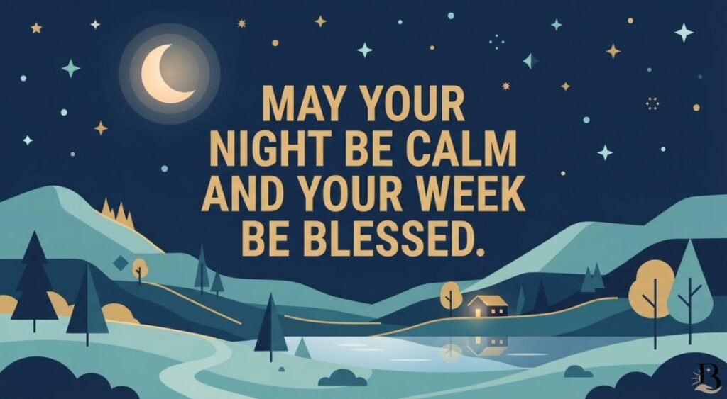 Monday Night Blessings with Images and Captions