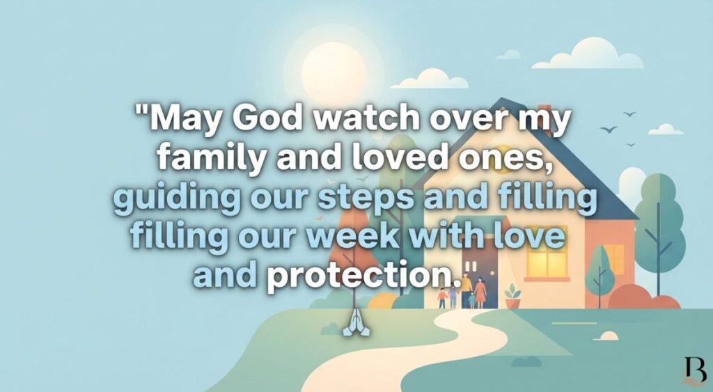 Monday Prayer Images for Family and Loved Ones