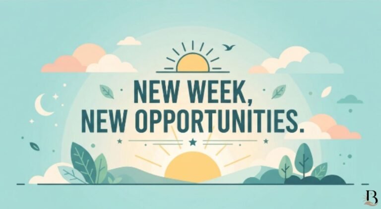 Positive Good Morning New Week