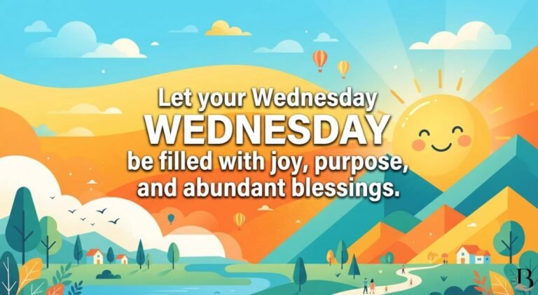Positive Good Morning Wednesday Blessings