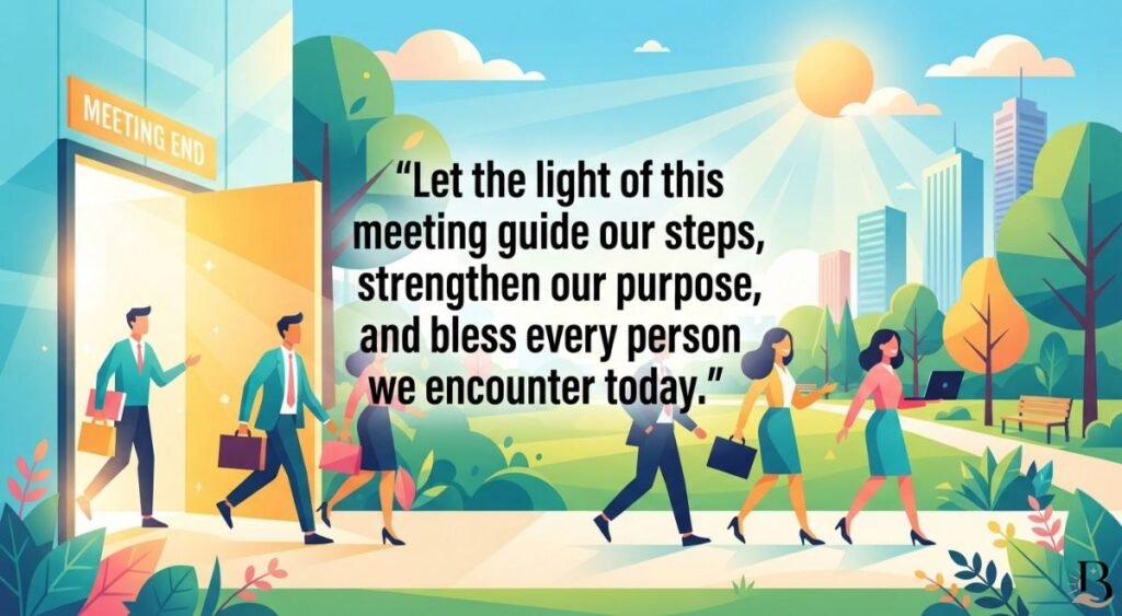 Powerful Closing Prayer for Meeting to Carry into the Day