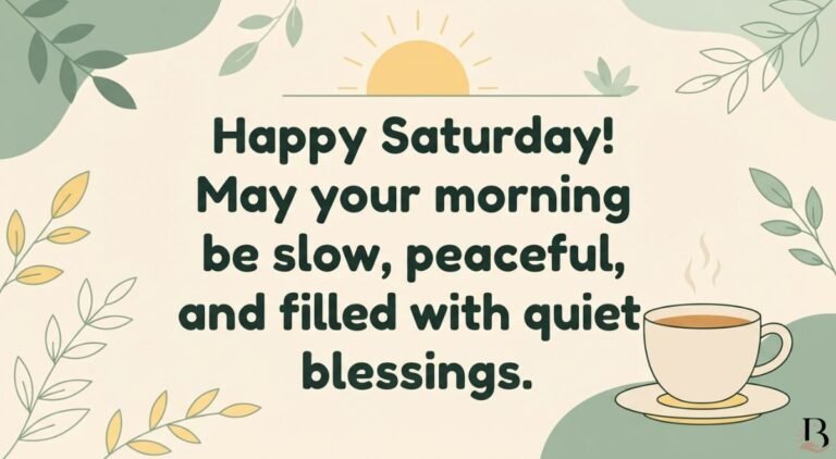 Saturday Morning Blessings Images