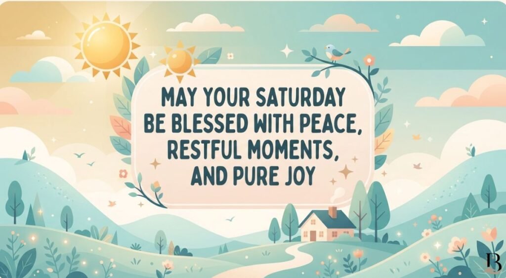 Saturday Morning Prayers for a Blessed Weekend