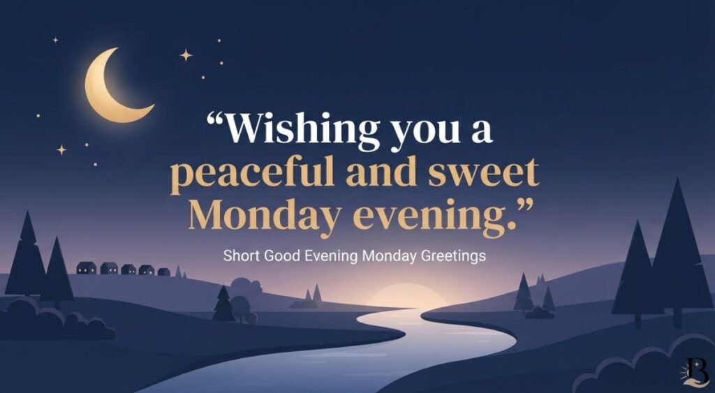 Short Good Evening Monday Greetings