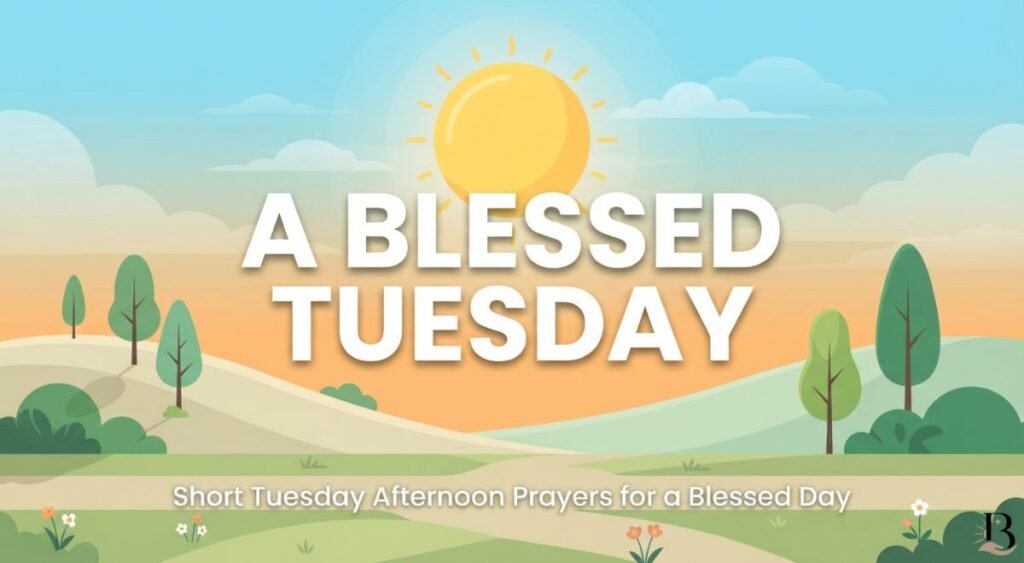 Short Tuesday Afternoon Prayers for a Blessed Day