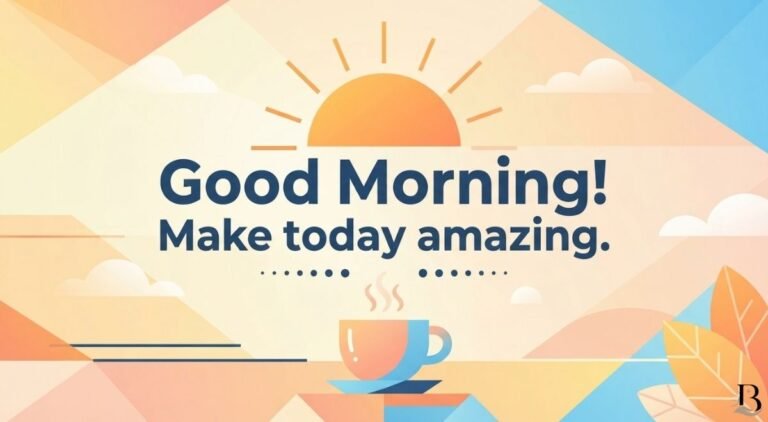 Simple Good Morning