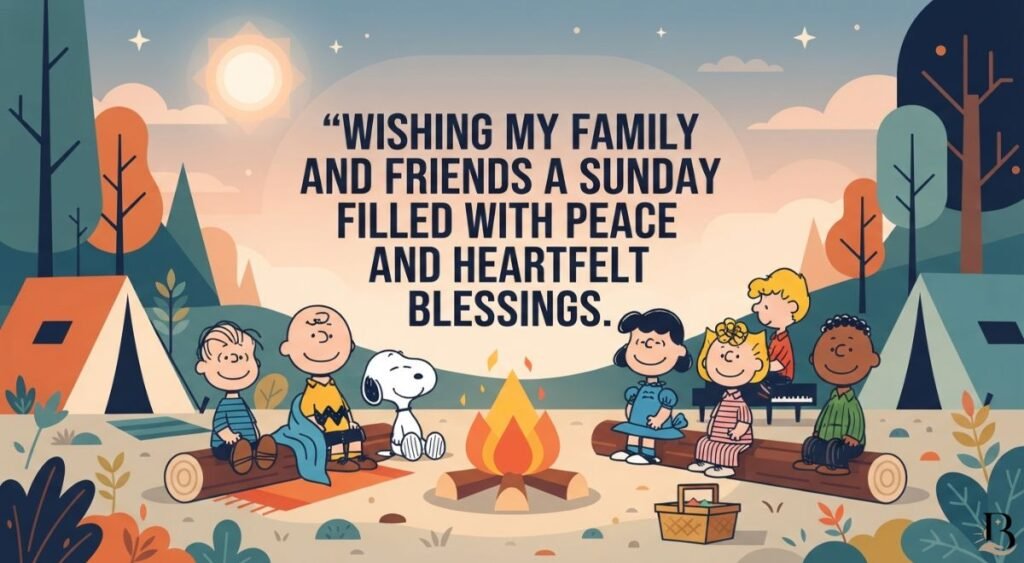 Snoopy Sunday Blessings for Family and Friends