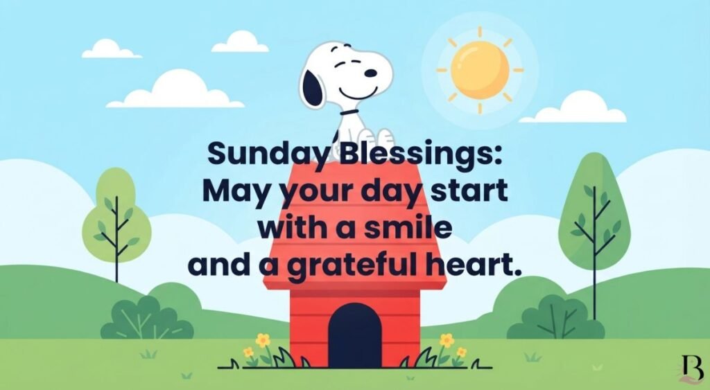 Snoopy Sunday Blessings to Start Your Day
