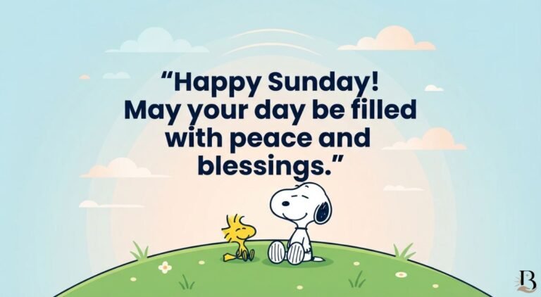 Sunday Blessings Snoopy