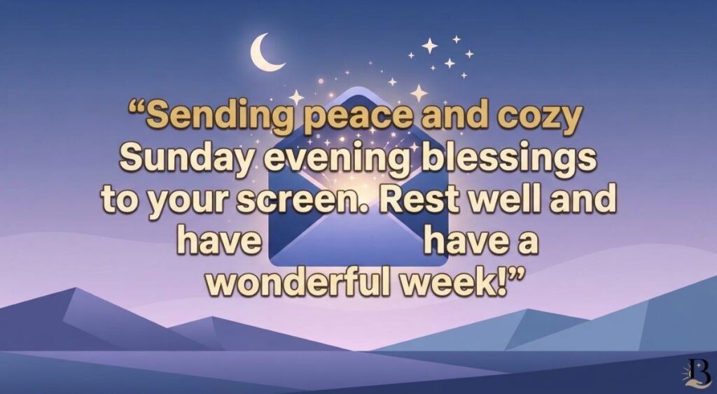 Sunday Evening Blessings Images, GIFs & Shareable Greetings