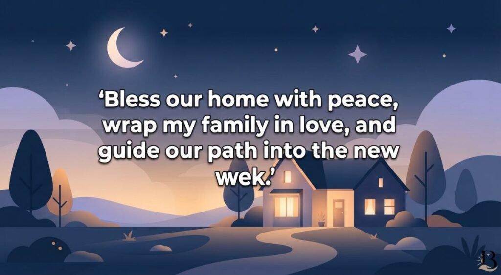 Sunday Evening Prayers for Peace, Family & the New Week