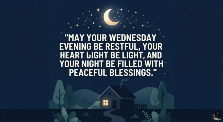Wednesday Evening Blessings