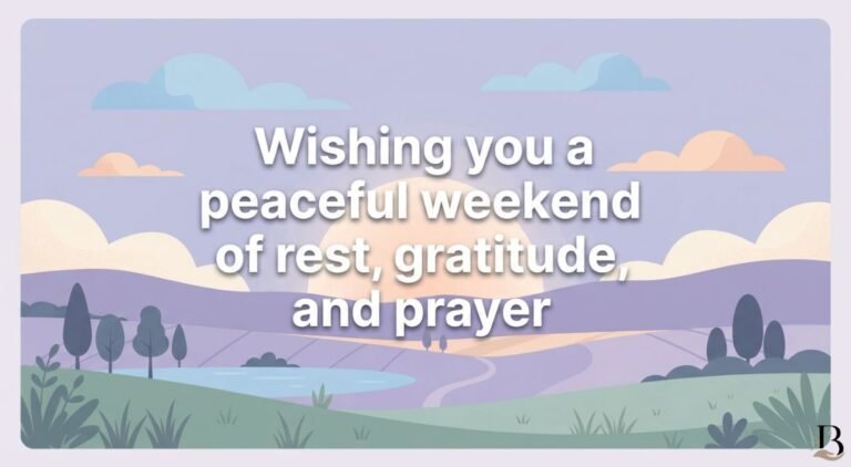 Weekend Morning Prayer