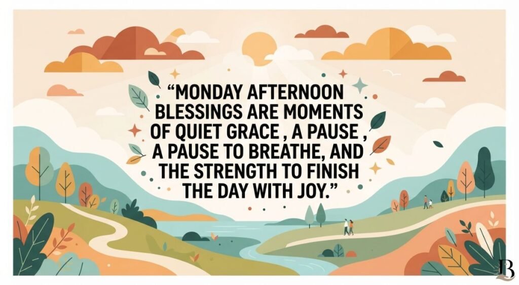 What Are Monday Afternoon Blessings?