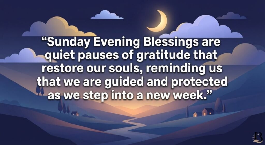 What Are Sunday Evening Blessings and Why Do They Matter?