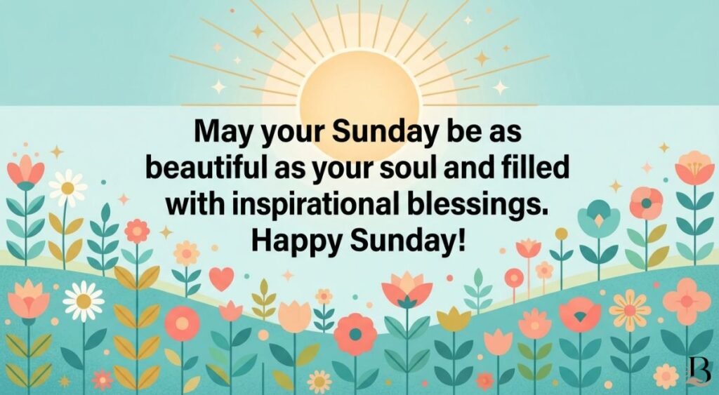 Beautiful and Inspirational Sunday Blessings