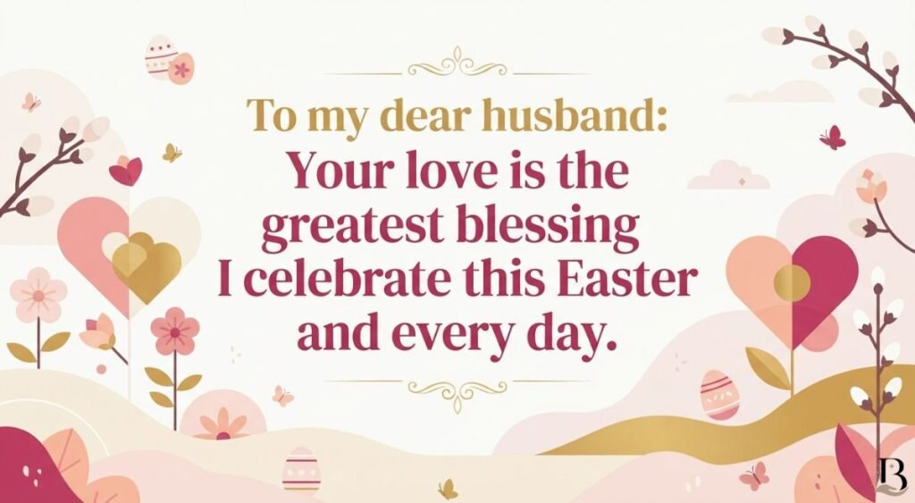 Beautiful Easter Love Messages for Your Husband