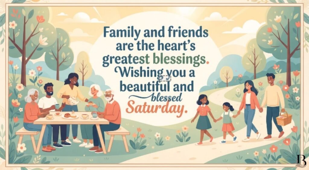 Beautiful Saturday Blessings for Family and Friends