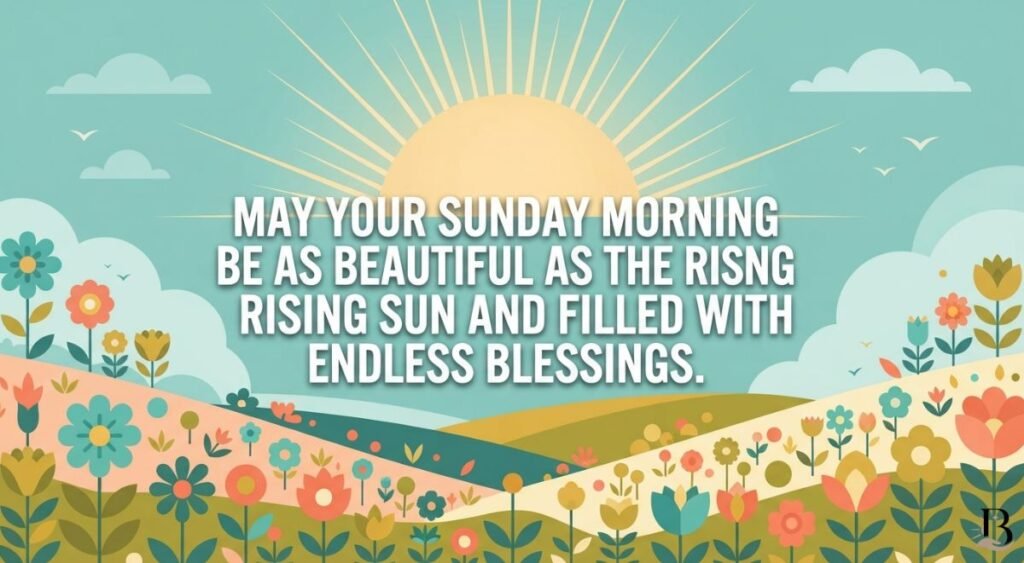 Beautiful Sunday Morning Blessings with Images