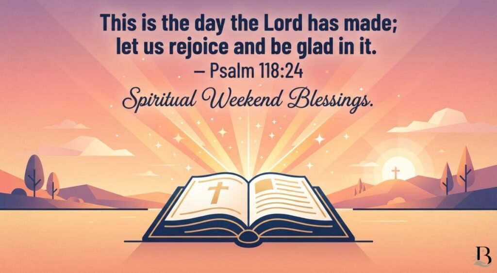 Bible Verses and Spiritual Weekend Blessings