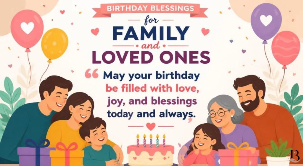 Birthday Blessings for Family and Loved Ones