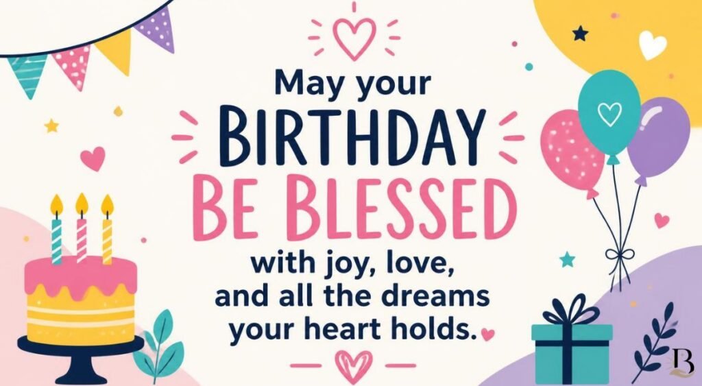 Birthday Blessings for Social Media, Captions and Images