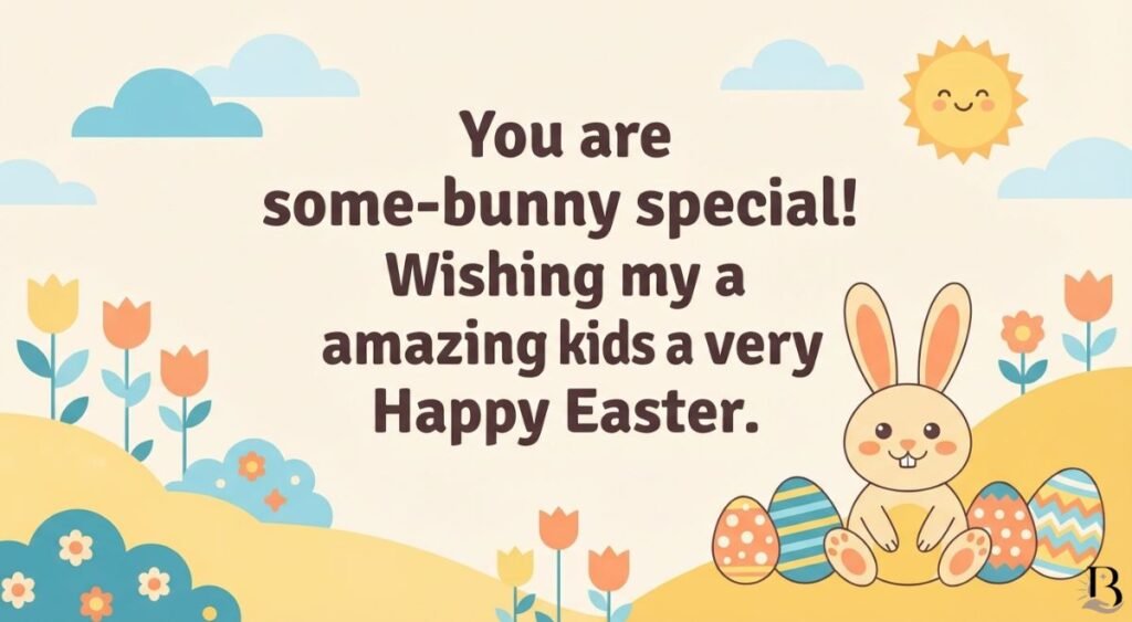 Cute Easter Wishes for My Kids