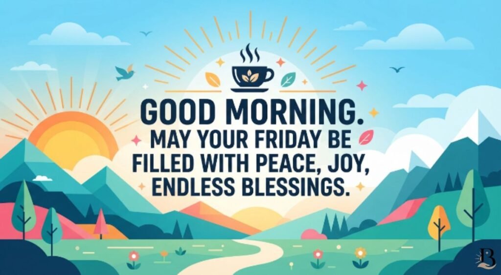 Good Morning Friday Blessings to Start Your Day