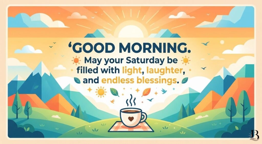 Good Morning Happy Saturday Blessings