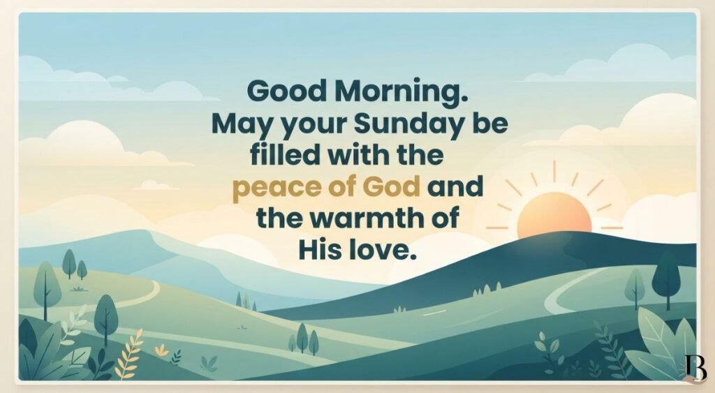 Good Morning Sunday Prayer Messages