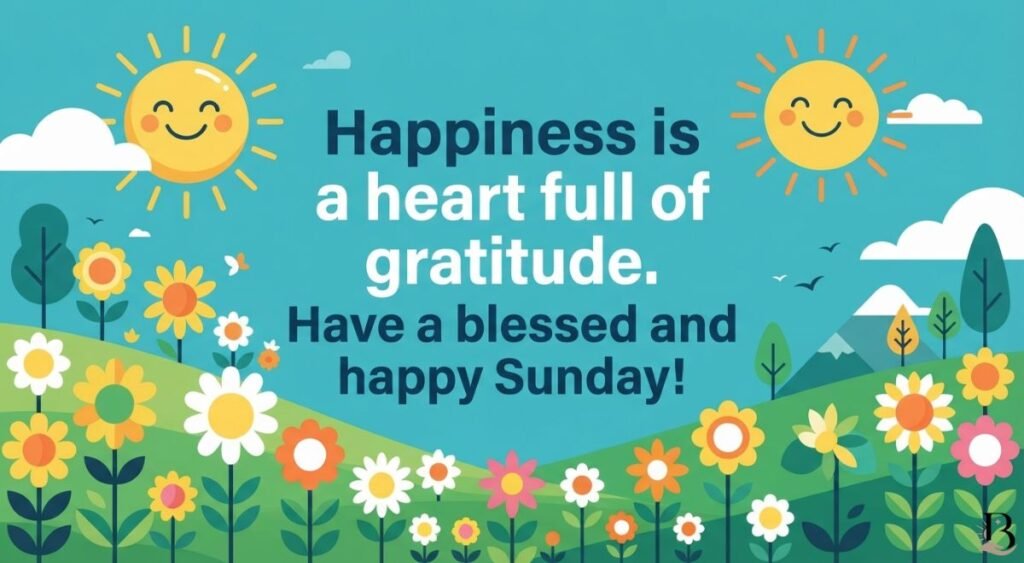Happy and Blessed Sunday Quotes of Gratitude