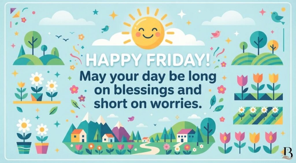 Happy and Positive Friday Blessings to Share