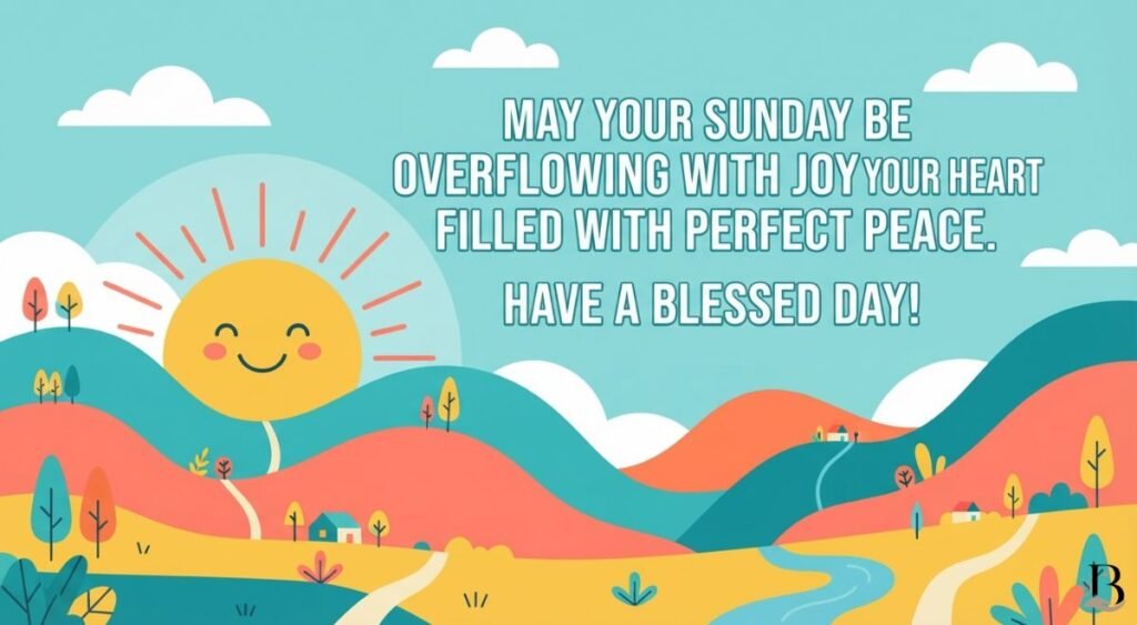 Happy Sunday Morning Blessings for Joy and Peace