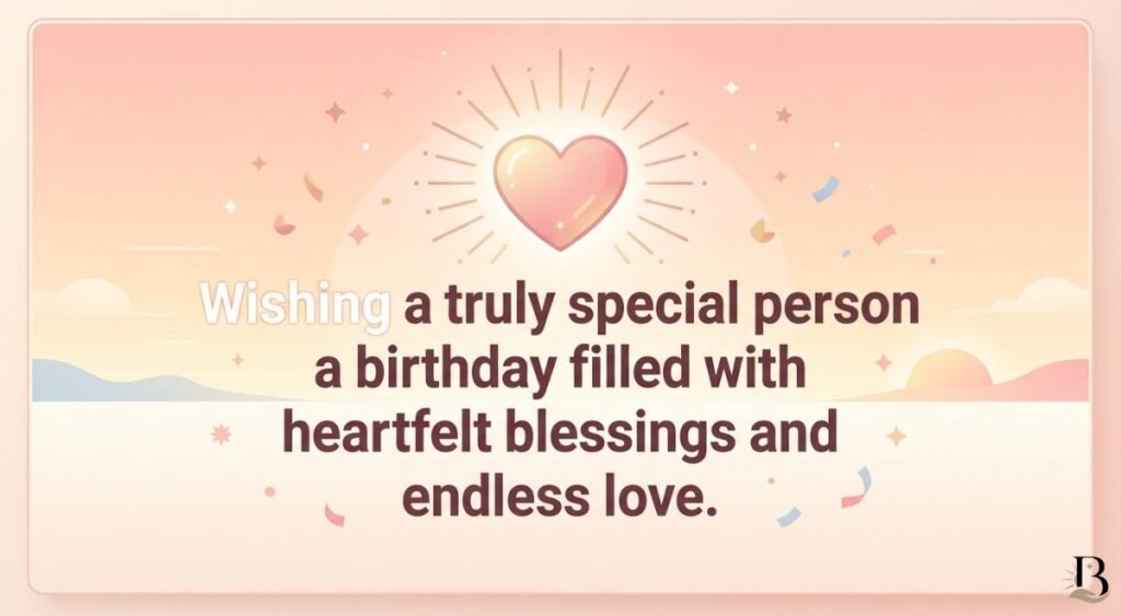 Heartfelt Birthday Blessings for a Special Person
