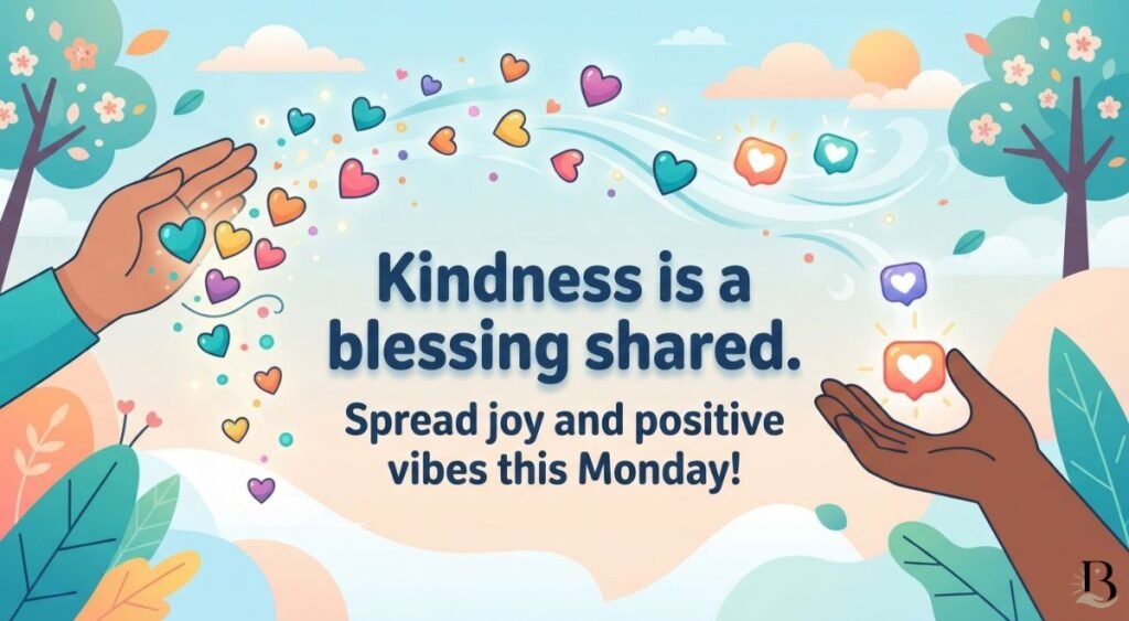 How to Share Positive Monday Blessings With Others