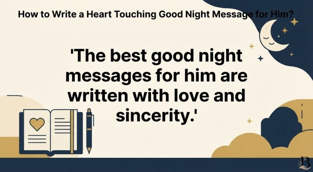 How to Write a Heart Touching Good Night Message for Him?