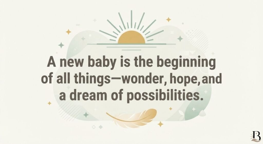 Inspirational Baby Shower Quotes and Blessings for Images